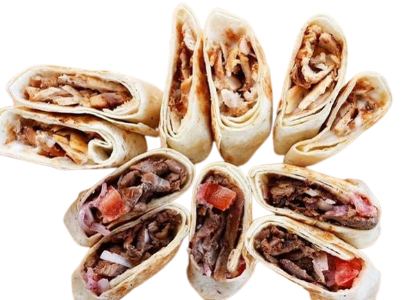 وجبة شاورما مكس جاج ولحم