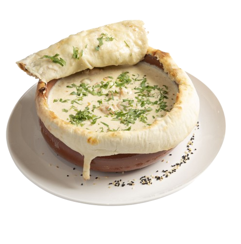 فخارة دجاج بالكريمة